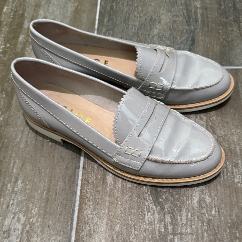 Office London Gray patent Women's Loafers